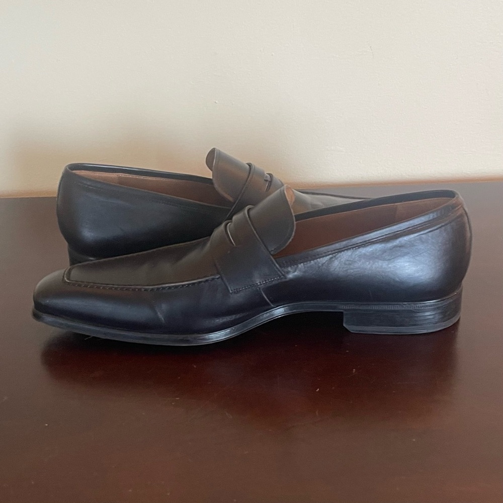 Magnanni for Neiman Marcus Penny Loafers Mens Slip-On Shoes - Picture 7 of 14